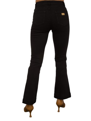 Женские повседневные брюки NENETTE PANTALONE TROMBETTA BULL TINTO CAPO NERO