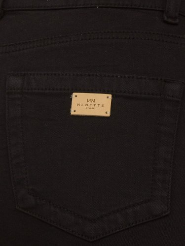 Женские повседневные брюки NENETTE PANTALONE TROMBETTA BULL TINTO CAPO NERO