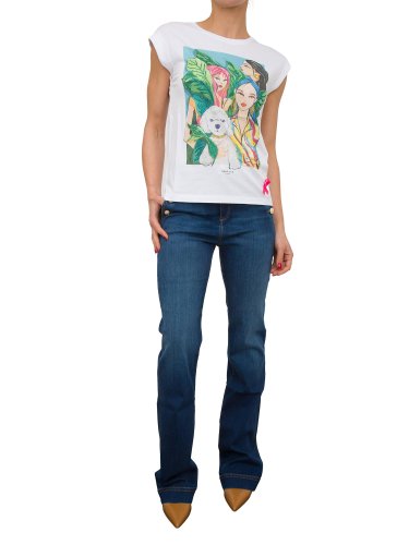 Женская футболка NENETTE T-SHIRT MANICA CORTA BIANCO