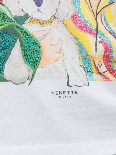 Женская футболка NENETTE T-SHIRT MANICA CORTA BIANCO
