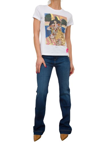 Женская футболка NENETTE T-SHIRT MANICA CORTA STAMPA BIANCO
