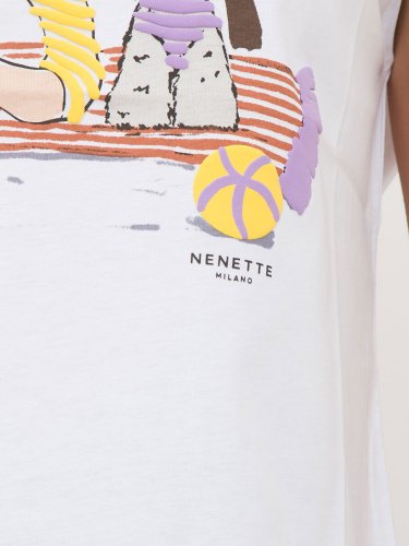 Женская футболка NENETTE T-SHIRT MANICA CORTA BIANCO