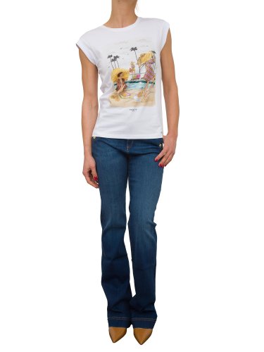 Жіноча футболка NENETTE T-SHIRT MANICA CORTA BIANCO