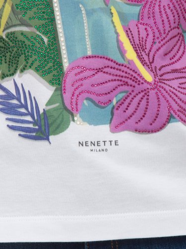 Жіноча футболка NENETTE T-SHIRT MANICA CORTA BIANCO