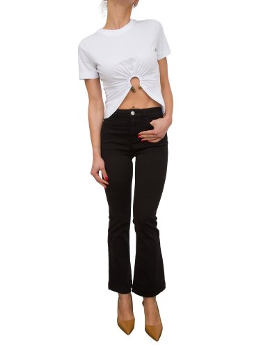 Женская футболка NENETTE T-SHIRT MANICA CORTA C/PIERCING JERSEY COTONE BIANCO