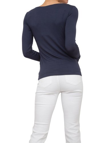 Женская футболка NENETTE T-SHIRT MANICA LUNGA BLU