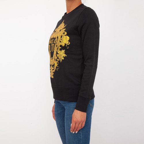Жіноча толстовка VERSACE JEANS FELPE SERIGRAFICHE NERO
