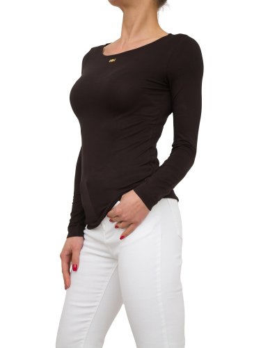 Женская футболка NENETTE T-SHIRT MANICA LUNGA NERO