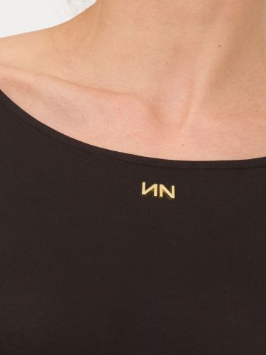 Женская футболка NENETTE T-SHIRT MANICA LUNGA NERO