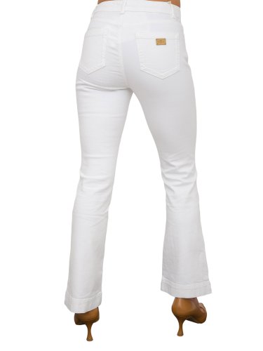 Женские повседневные брюки NENETTE PANTALONE TROMBETTA BULL TINTO CAPO BIANCO