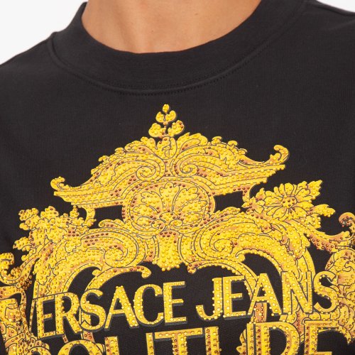 Жіноча толстовка VERSACE JEANS FELPE SERIGRAFICHE NERO