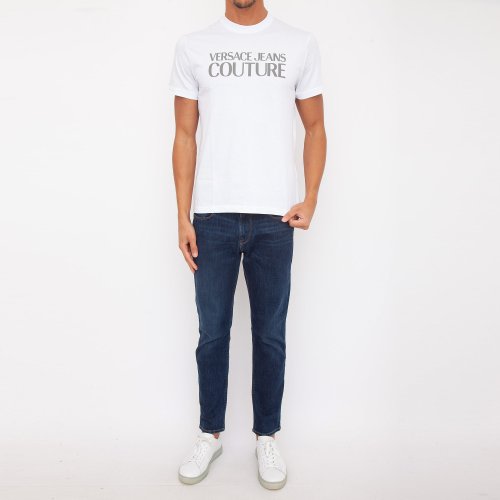 Чоловіча футболка VERSACE JEANS MAGLIETTA T-SHIRT LOGO (Istituzionale) BIANCO