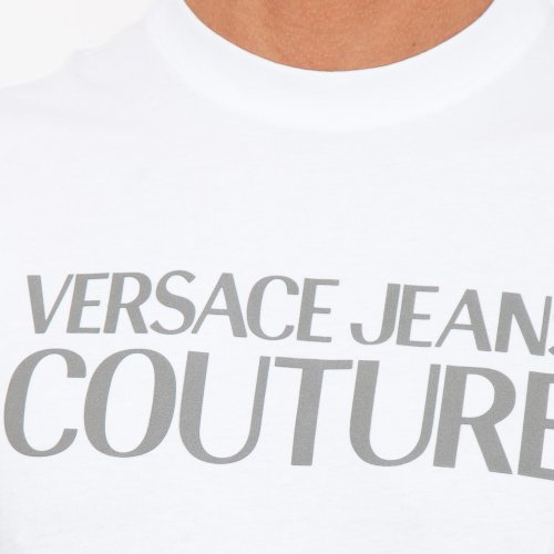 Чоловіча футболка VERSACE JEANS MAGLIETTA T-SHIRT LOGO (Istituzionale) BIANCO