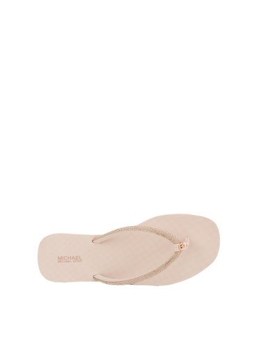 Женские тапочки и шлепанцы MICHAEL MICHAEL KORS JINX FLIP FLOP ROSA