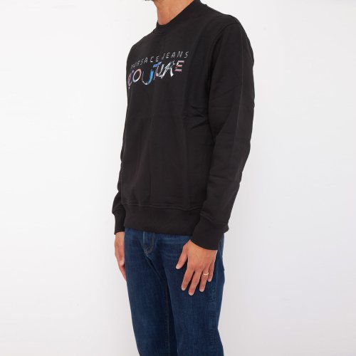 Мужская толстовка VERSACE JEANS FELPE SERIGRAFICHE NERO