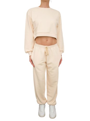 Женская толстовка PATRIZIA PEPE FELPA/SWEATSHIRT AVORIO