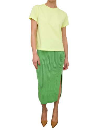 Жіноча футболка PATRIZIA PEPE MAGLIA/T-SHIRT GIALLO