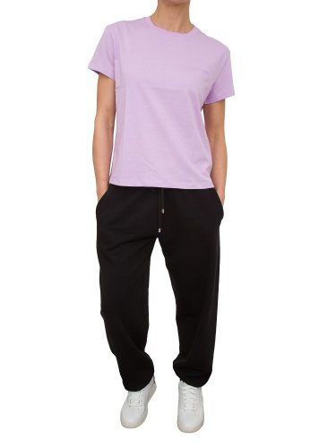 Женская футболка  PATRIZIA PEPE MAGLIA/T-SHIRT LILLA