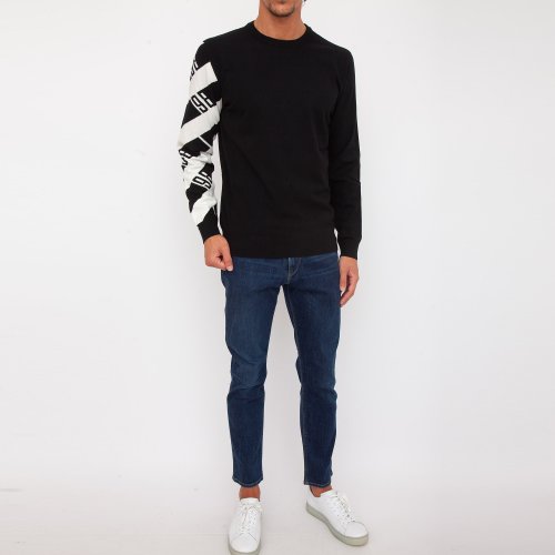 Чоловічий светр BIKKEMBERGS MAGLIA NERO