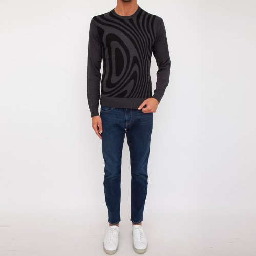 Мужской свитер BIKKEMBERGS MAGLIA NERO