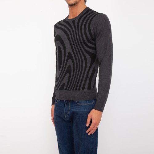 Мужской свитер BIKKEMBERGS MAGLIA NERO