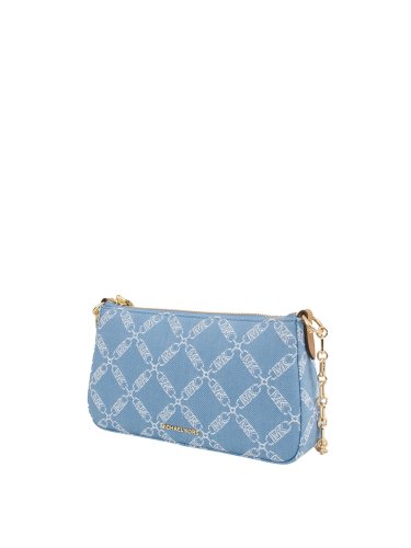 Жіноча кросбоді MICHAEL MICHAEL KORS MD CHAIN POUCHETTE BLU DENIM