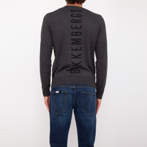 Мужской свитер BIKKEMBERGS MAGLIA NERO