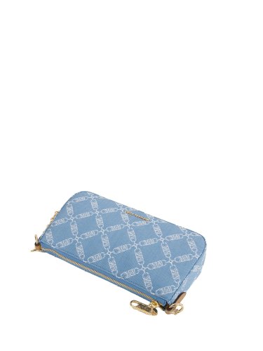 Жіноча кросбоді MICHAEL MICHAEL KORS MD CHAIN POUCHETTE BLU DENIM