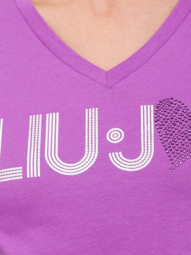 Жіноча футболка LIU JO T-SHIRT ST P M/C VIOLA