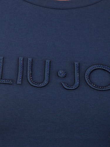 Женская футболка LIU JO ECS T-SHIRT ST P M/C BLU