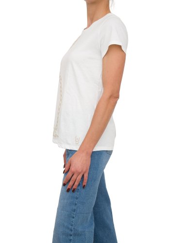 Женская футболка LIU JO T-SHIRT ST P M/C BIANCO