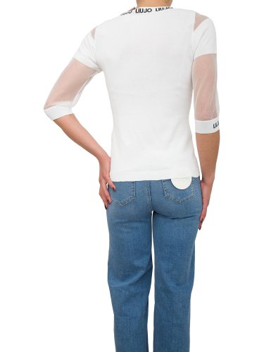 Женский свитер LIU JO ECS MAGLIA CHIUSA M/L BIANCO