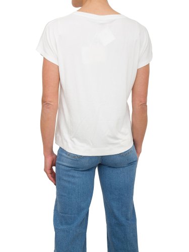 Жіноча футболка LIU JO  ECS T-SHIRT ST P M/C BIANCO