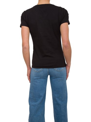 Женская футболка LIU JO ECS T-SHIRT ST P M/C NERO