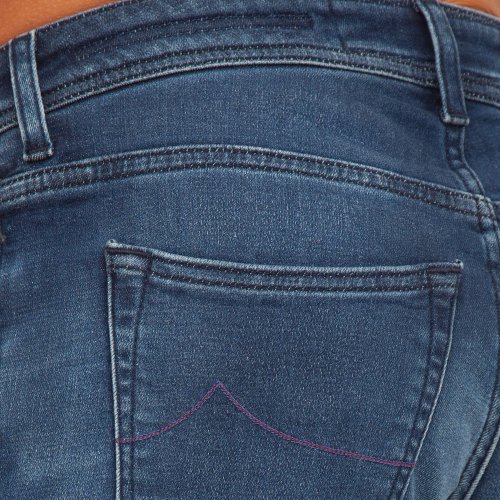 Мужские джинсы JACOB COHEN PANT.5 TASCHE DENIM BLU DENIM