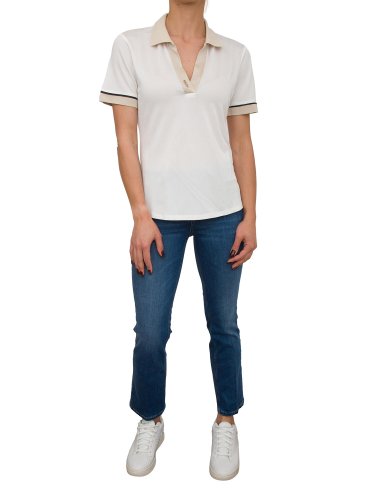 Жіноча футболка LIU JO T-SHIRT M/C AVORIO
