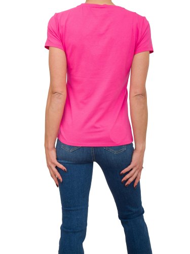 Женская футболка LIU JO ECS T-SHIRT ST P M/C FUCSIA