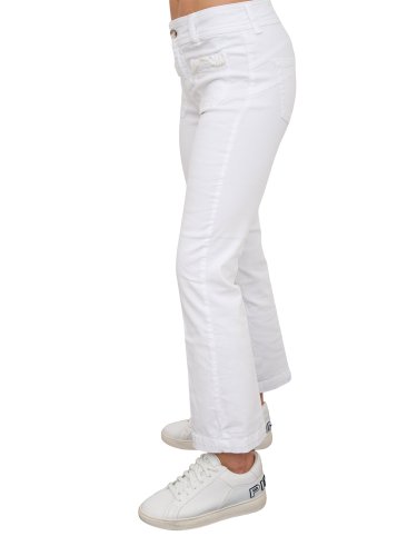 Жіночі джинси LIU JO B.UP FLY REG.W.BRAID BIANCO