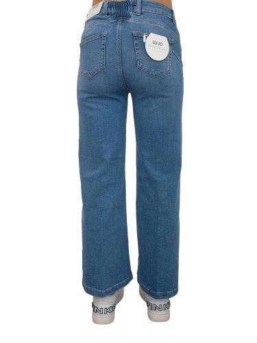Женские джинсы LIU JO ECS B.UP PARFAIT CROPPED REG.W BLU DENIM