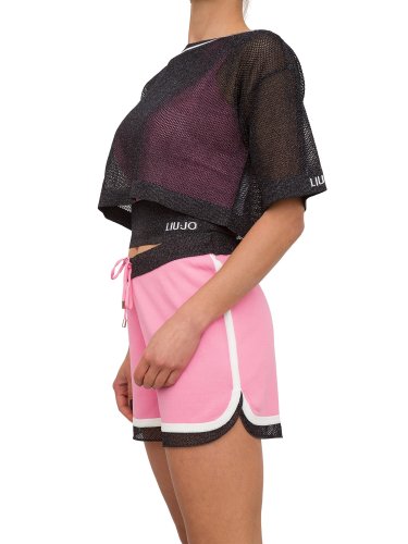 Жіночий подвійний комплект LIU JO ECS MAGLIA TWIN-SET ROSA