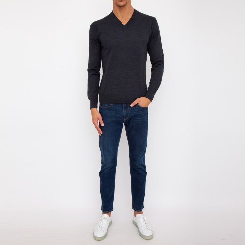 Чоловічий светр PAOLO PECORA Maglia Pullover GRIGIO