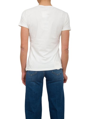 Женская футболка LIU JO ECS T-SHIRT ST P M/C BIANCO