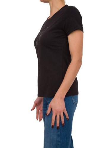 Женская футболка LIU JO ECS T-SHIRT ST P M/C NERO