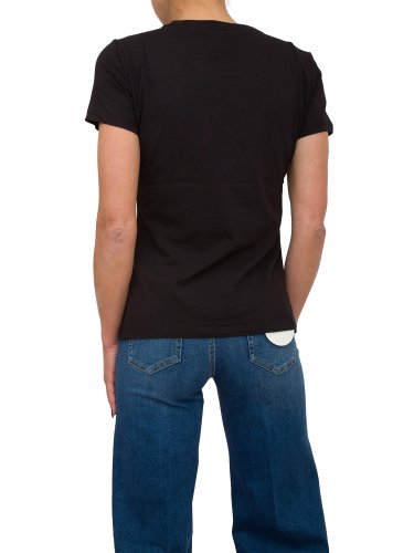 Женская футболка LIU JO ECS T-SHIRT ST P M/C NERO