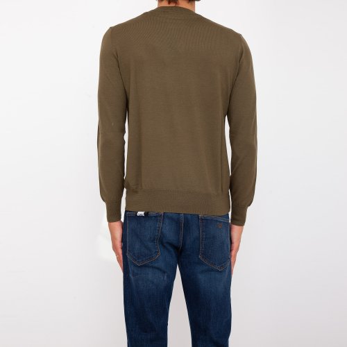 Чоловічий светр PAOLO PECORA Maglia Pullover VERDE