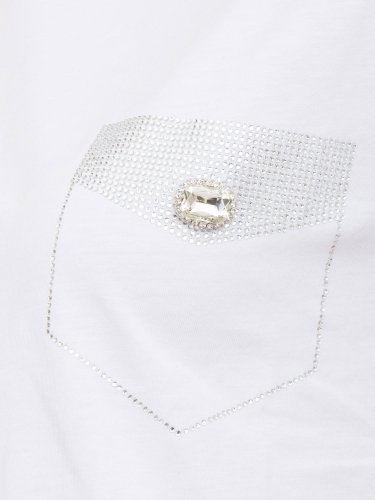 Женская футболка LIU JO T-SHIRT MODA M/C BIANCO