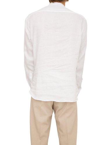 Чоловіча сорочка з довгим рукавом EMPORIO ARMANI SHIRT BIANCO