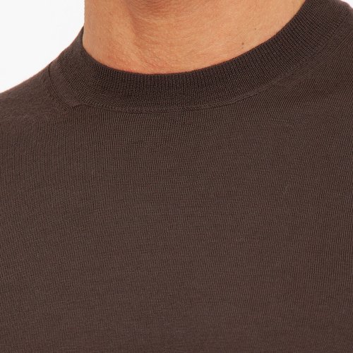 Мужской свитер PAOLO PECORA Maglia Girocollo MARRONE