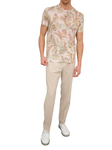 Мужская футболка ETRO T-SHIRT ROMA ROSA