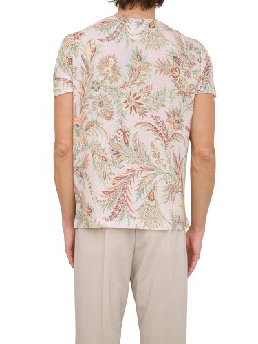 Мужская футболка ETRO T-SHIRT ROMA ROSA